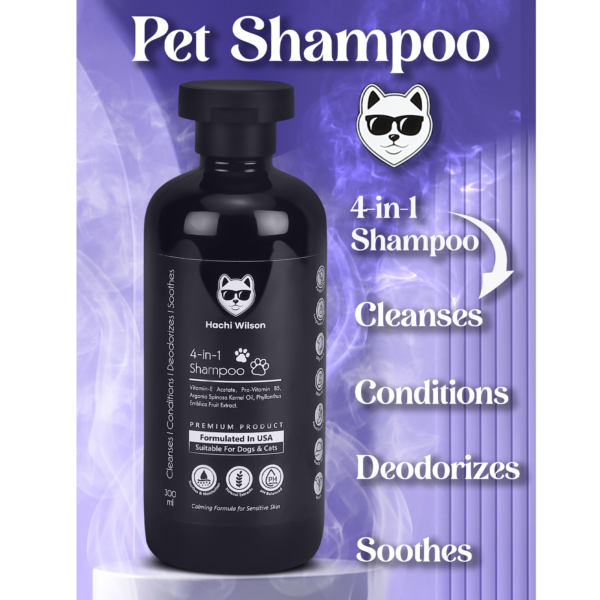 Hachi Wilson Premium Dog Shampoo - 4-in-1 Solution for a Refreshing Coat - Image 4