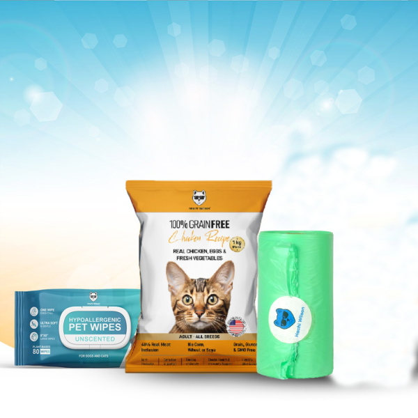 Wipes + Any Cat food (Chicken/fish) and get free poop bag 8 Roll Pack - Image 9