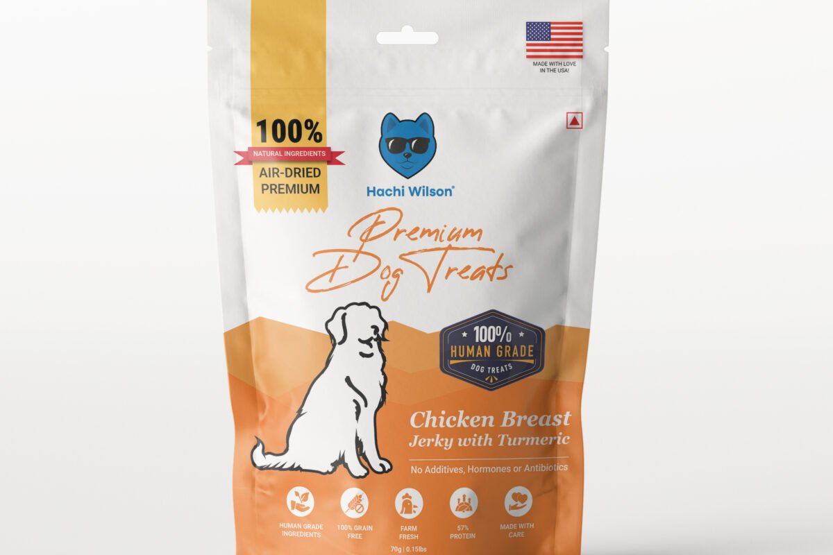 Premium Chicken Breast Jerky with Turmeric for Dogs