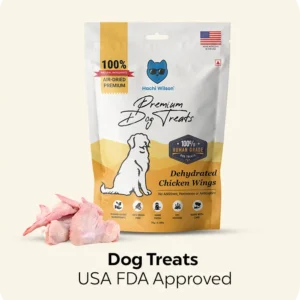Premium Dog Treats Dehydrated Chicken Wings – Healthy, High-Protein Snacks for Your Pup