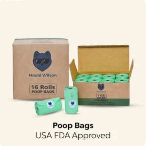 Hachi Wilson Compostable Poop Bags for Dogs – Zero Plastic & Eco-Friendly