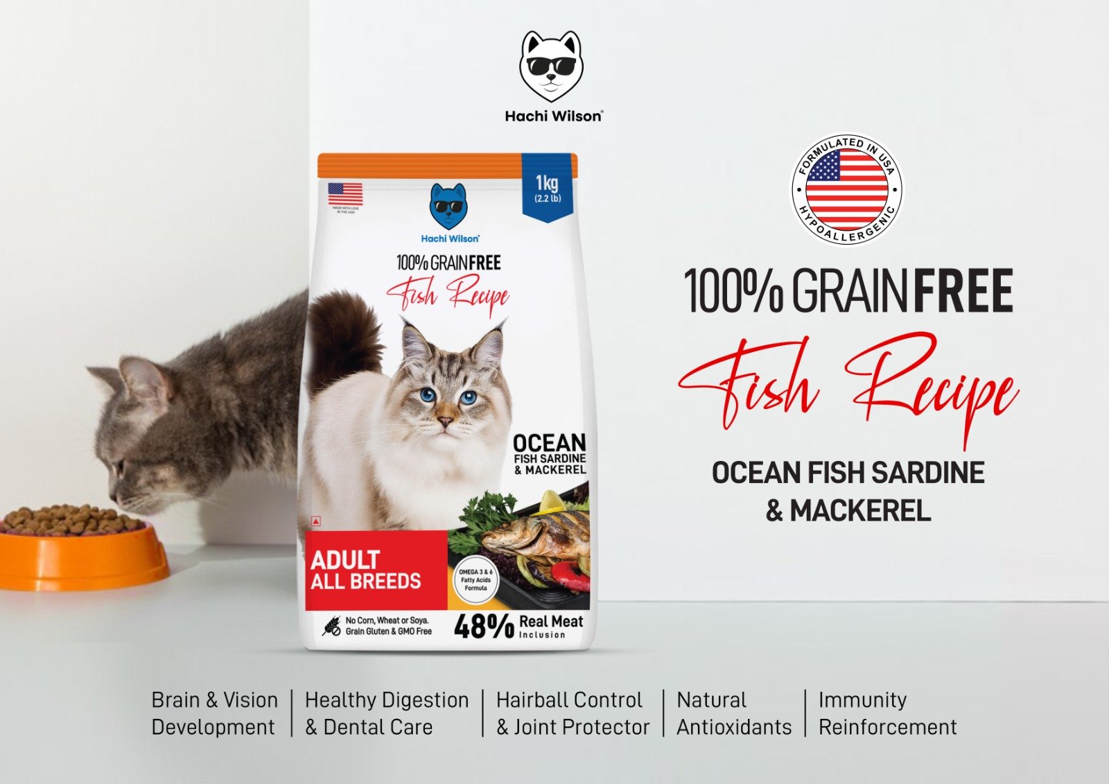 Protein-Rich Fish Cat Food for a Healthier, Happier Cat!