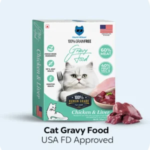 Chicken Liver Gravy Food for Cats – 100% Human Grade Nourishment in Every Bite