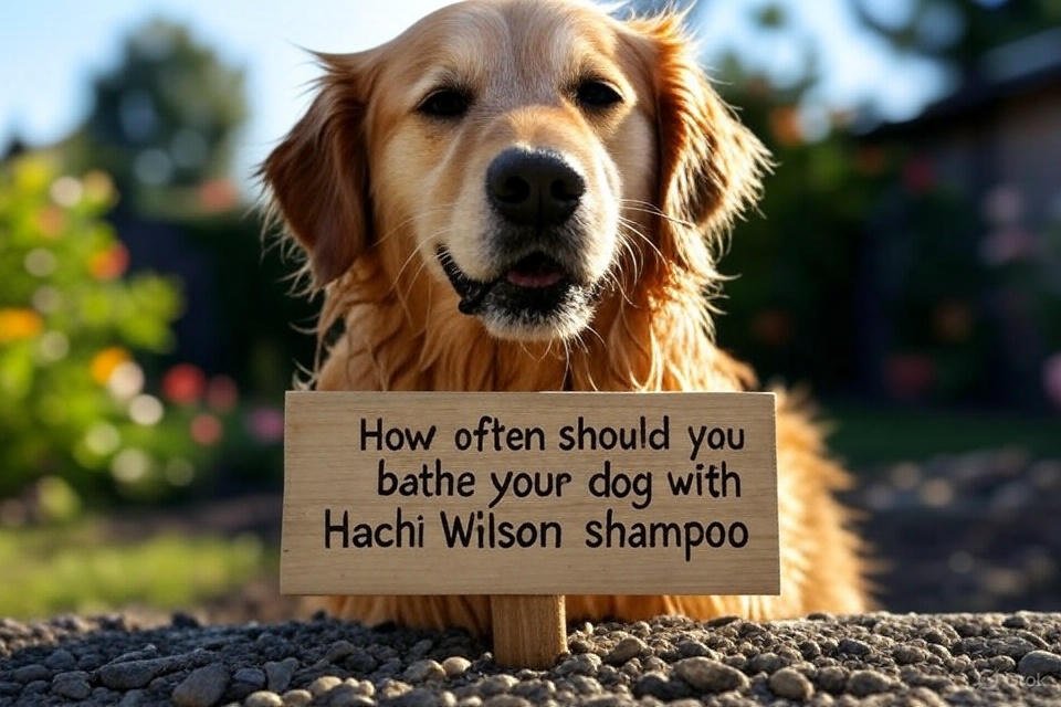How Often Should You Bathe Your Dog with Hachi Wilson Shampoo