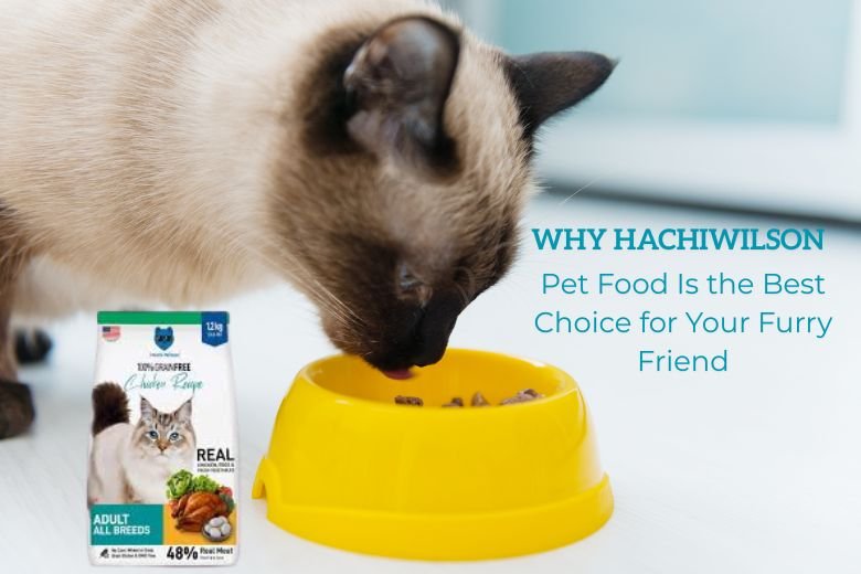 Hachiwilson Pet Food bag, the best pet food for healthy pets