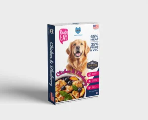 senior dog food chicken and blueberry formula