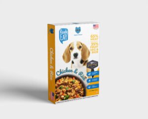 complete meal dog food chicken rice flavor