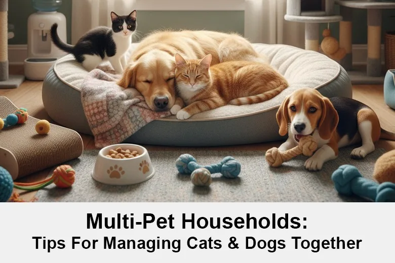 multi-pet households tips for managing cats and dogs together