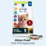 Ocean Fish Kitten Dry Food (USA Made) – Premium Nutrition by Hachi Wilson
