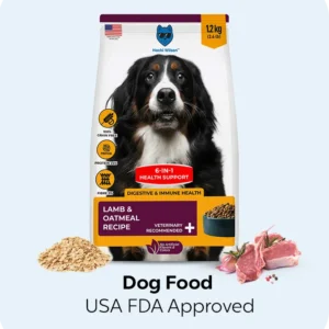 Premium USA-Made Dog Food – Lamb & Oatmeal for Stronger, Healthier Dogs