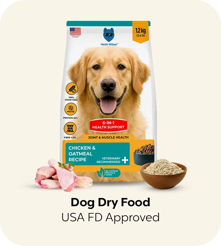 Premium Chicken & Oatmeal Dog Food – USA Made for Complete Health & Vitality