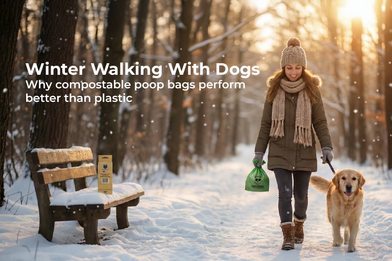 8. Winter Walking With Dogs: Why Compostable Poop Bags Perform Better Than Plastic