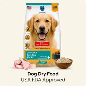 Premium Chicken & Oatmeal Dog Food – USA Made for Complete Health & Vitality