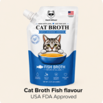 Hachi Wilson Premium Fish Bone Broth Meal Topper & Hydration Support (USA Made)