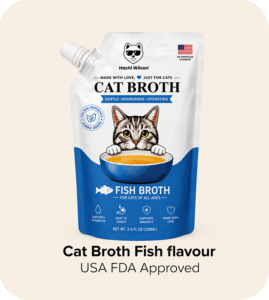 Hachi Wilson Premium Fish Bone Broth Meal Topper & Hydration Support (USA Made)