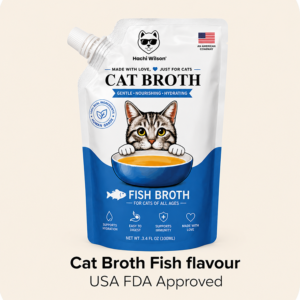 Hachi Wilson Premium Fish Bone Broth Meal Topper & Hydration Support (USA Made)