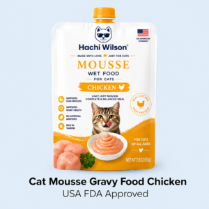 Hachi Wilson Wet Cat Food Chicken Mousse for Adult and Kitten