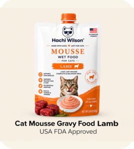 Hachi Wilson Wet Cat Food Lamb Mousse for Adult and Kitten