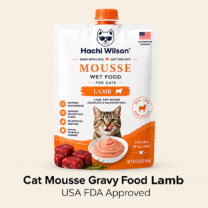 Hachi Wilson Wet Cat Food Lamb Mousse for Adult and Kitten