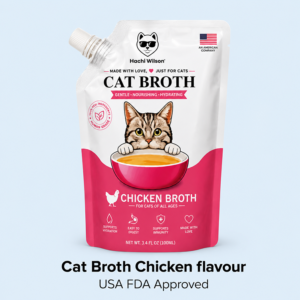 Hachi Wilson Premium Chicken Bone Broth Meal Topper & Hydration Support (USA Made)